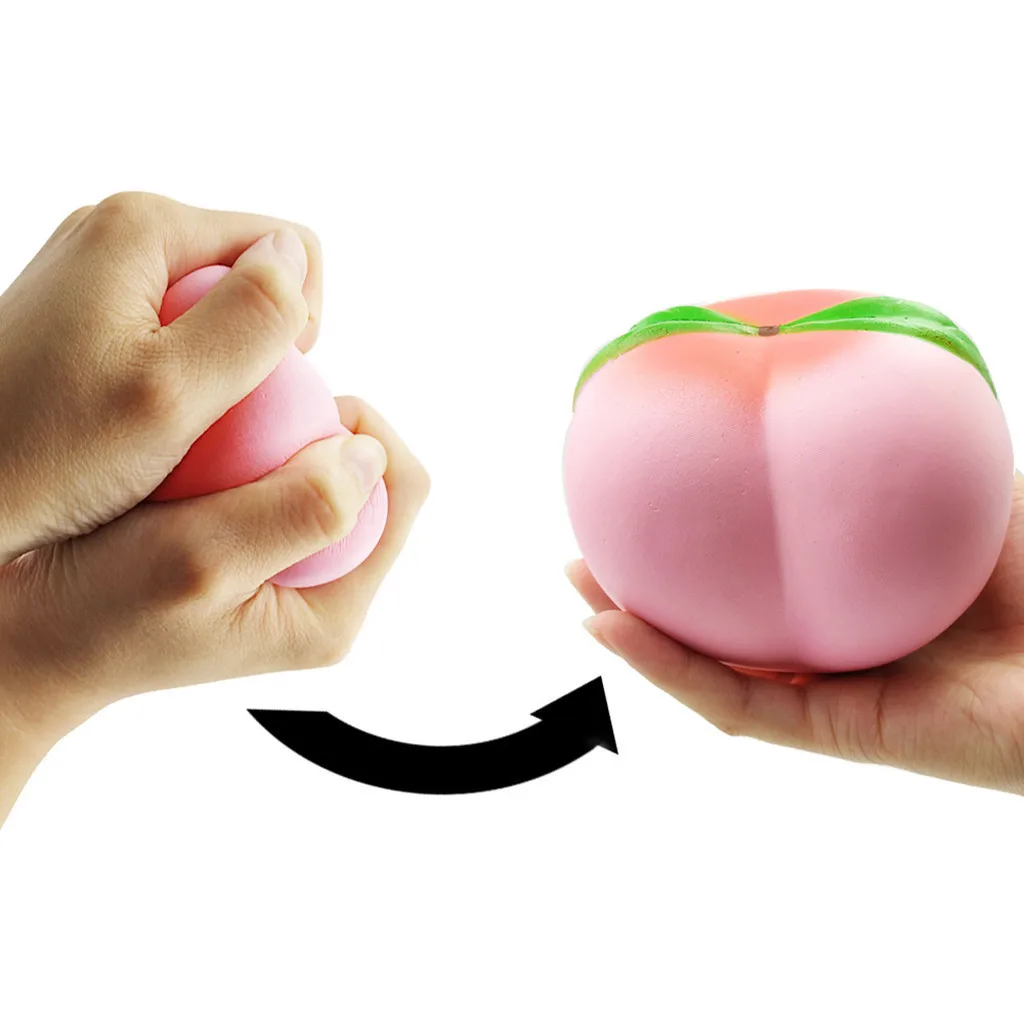 Slow Rebound Simulation Fruit Strawberry Banana Decompression Toy  Stress Reliever Decor Toys photography props #B