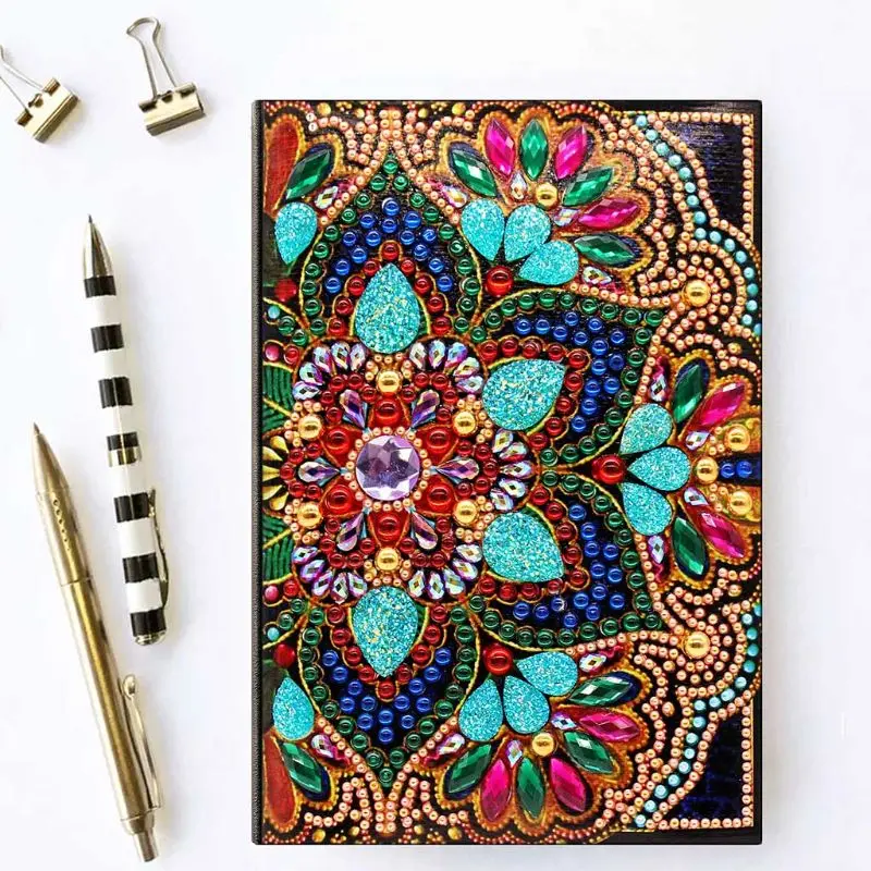 50 Pages Diamond Painting Notebook DIY Special Shaped Embroidery Cross Stitch A5 Diary Book Craft 50 Pages Diamond Painting Notebook DIY Special Shaped Embroidery Cross Stitch A5 Diary Book Craft