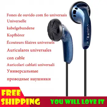 

Vido High Quality Wired earphones soundtrack stereo headset game headset bass bass noise reduction headphones Music Headphones