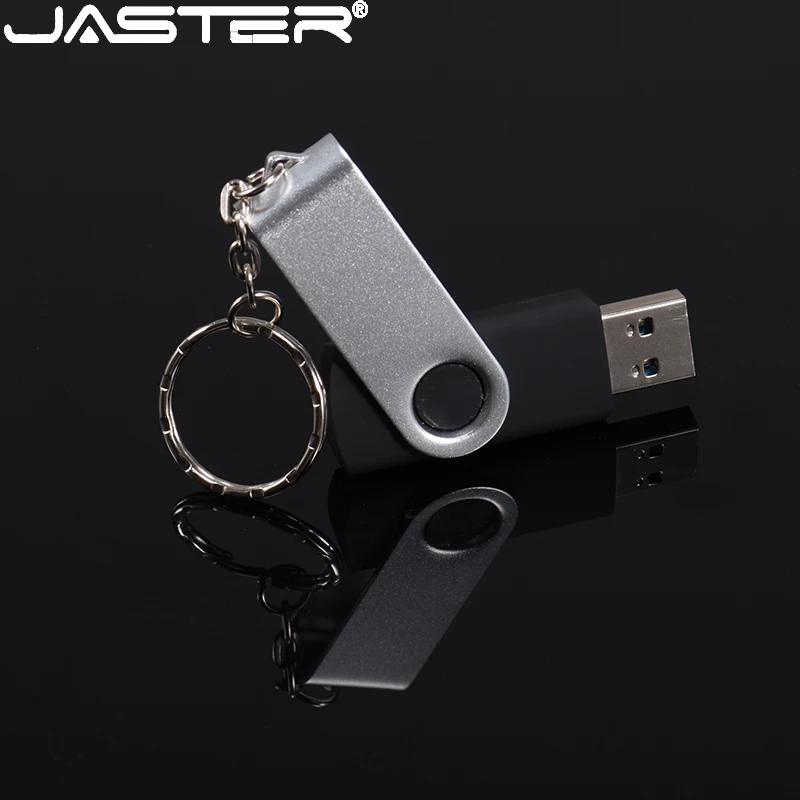 Флип накопитель JASTER с одной головкой серебристый портативный флэш USB2.0 4 ГБ 8 16 32 64