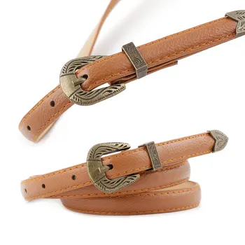 

2019 Retro carved new Middle east & mediterranean style waist strap buckle decorative pu belt various matching clothes