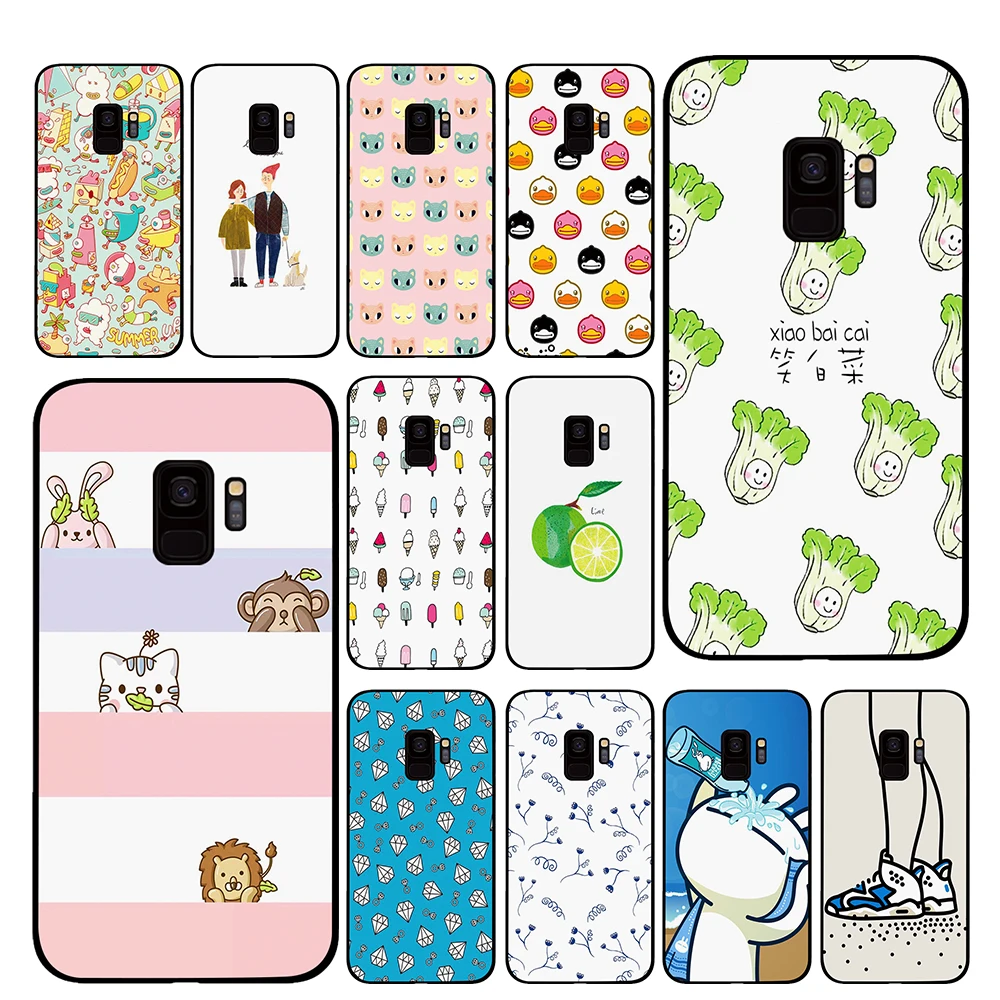 Kawaii обои для samsung Galaxy S10 S10E S8 Plus S6 S7 Edge S9 S10e Note 8 9 чехлы телефонов | Мобильные