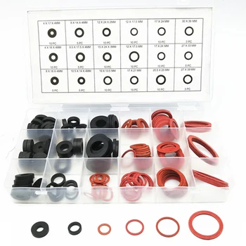 

141pcs/box Rubber Grommet 18 Popular Sizes Grommet Gasket For Protects Wire Rubber Seal Assortment Set Car Auto Hardware Tools