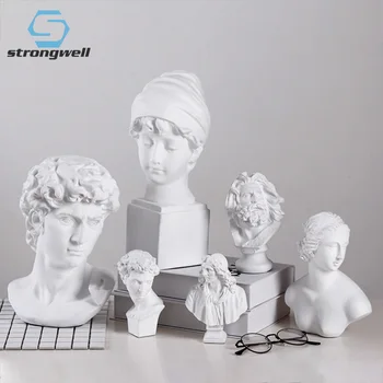 

Strongwell Nordic David Classic Character Sculpture Resin Crafts Art Ornament Home Decorations Living Room Wedding Birthday Gift