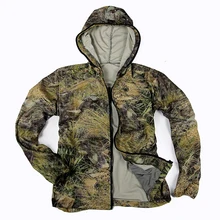  NEW!! Summer Cotton Hunting Hooded Jacket Anti-Mosquito Fishing Jacket  Breathable 3D Bionic Camouflage Hunting Ghillie Jacket 