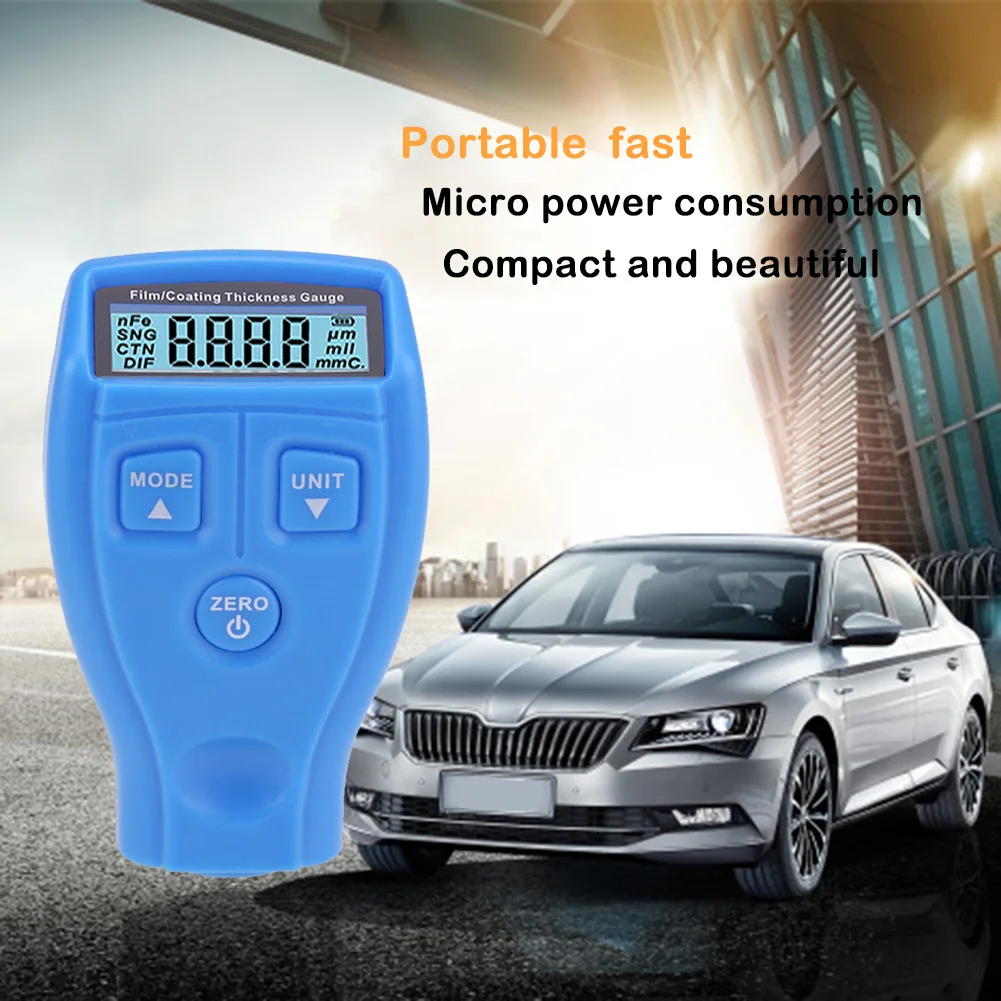 Цифровой измеритель толщины краски GM200 Немагнитный автомобильный