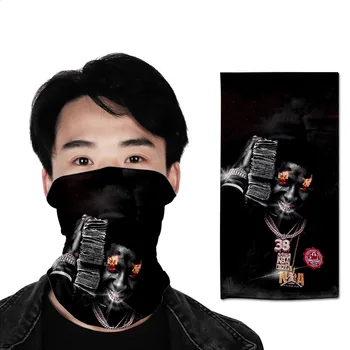 

3D Printing Multi-function Youngboy Never Broke Again Magic Turban Men Magic Headscarf Mask Face Fashion Adult Bandanas Mask