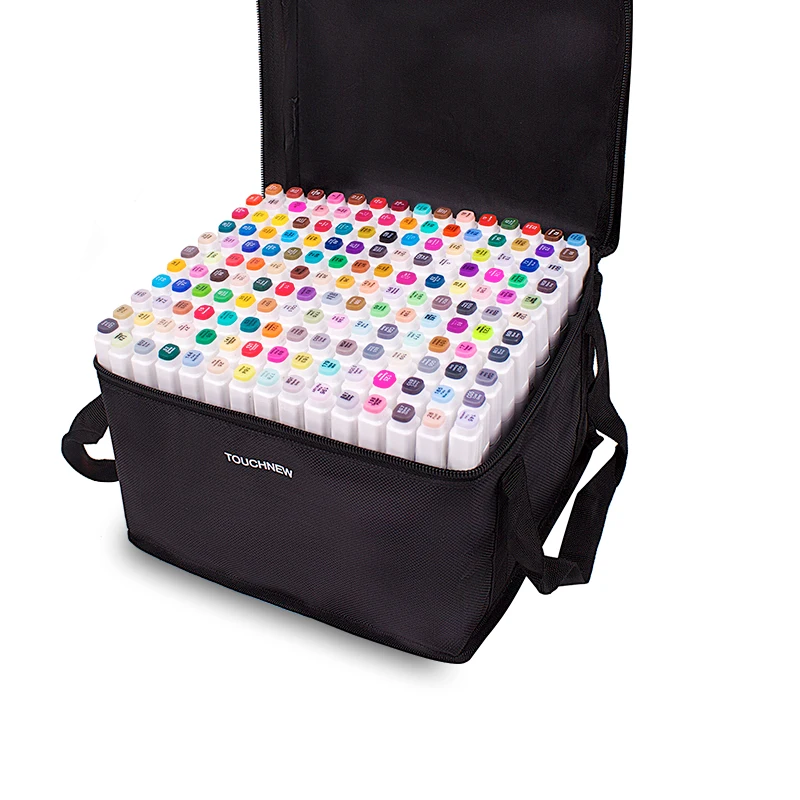 Prix TOUCHFIVE pinceau stylo marqueurs Art fournitures pour Manga dessin lettrage calligraphie alcool marqueurs ensemble 36 40 60 80 168 couleurs stylo