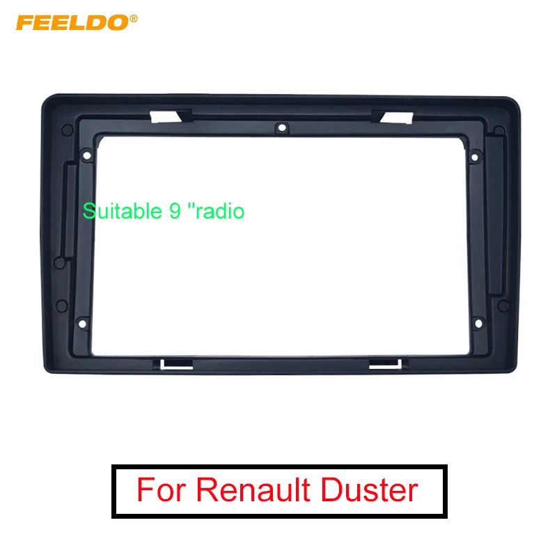 FEELDO автомобильная аудиосистема 2Din рамка для приборной панели Renault Duster 14-17 9 дюймов
