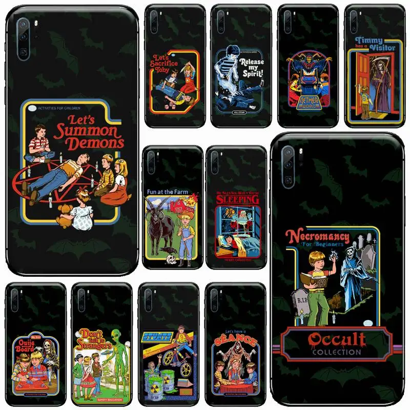 

Summon Demon Halloween Horror Phone Case For Huawei honor Mate P 9 10 20 30 40 Pro 10i 7 8 a x Lite nova 5t