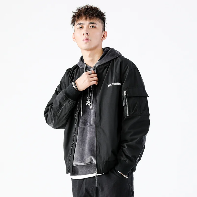 

Vertical Ze Produced 18aw Country Popular Brand with Big Eye Printed Stand Collar Baseball Uniform MEN'S Jacket Japanese-style C