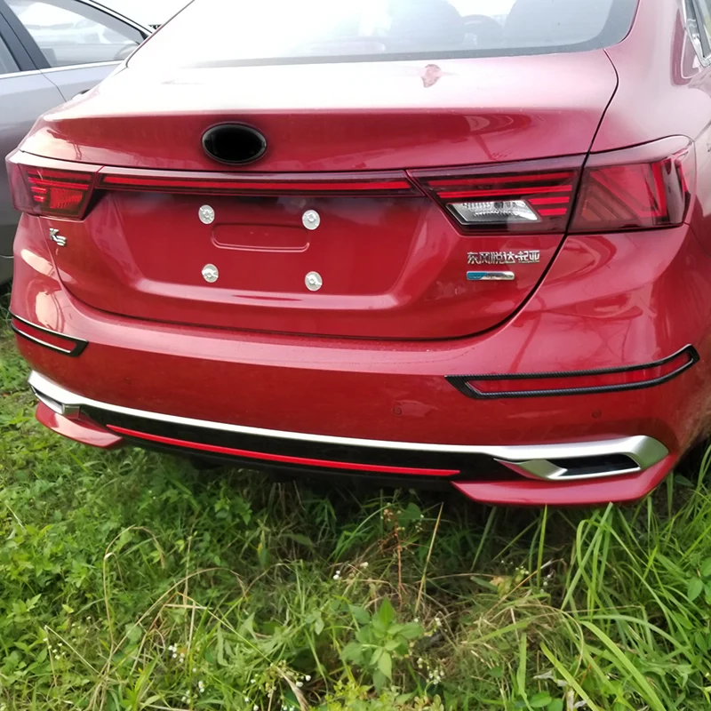 Для KIA carato/forte K3- задняя противотуманная фара декоративная рамка из углеродного волокна