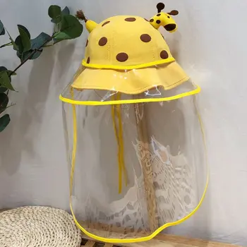 

Spring Autumn Cartoon children Hat Summer Cute Sunshade Travel boys Girls Fisherman Detachable TPU Hat