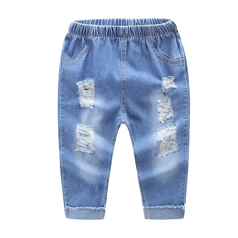 Повседневные детские джинсы и штаны, штаны-шаровары для мальчиков, детская одежда, Хлопковые Штаны, весенне-осенние детские штаны