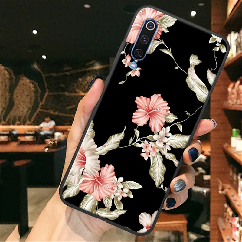 Роскошный чехол с цветочным рисунком из мультфильма, чехлы, cover, case, чехол на редми 8 ноут 8T чехол Xiaomi Redmi-Note-8-Pro Мягкий силиконовый чехол для задней панели redmi note8t xiomi бампер чехол редми нот 8 про