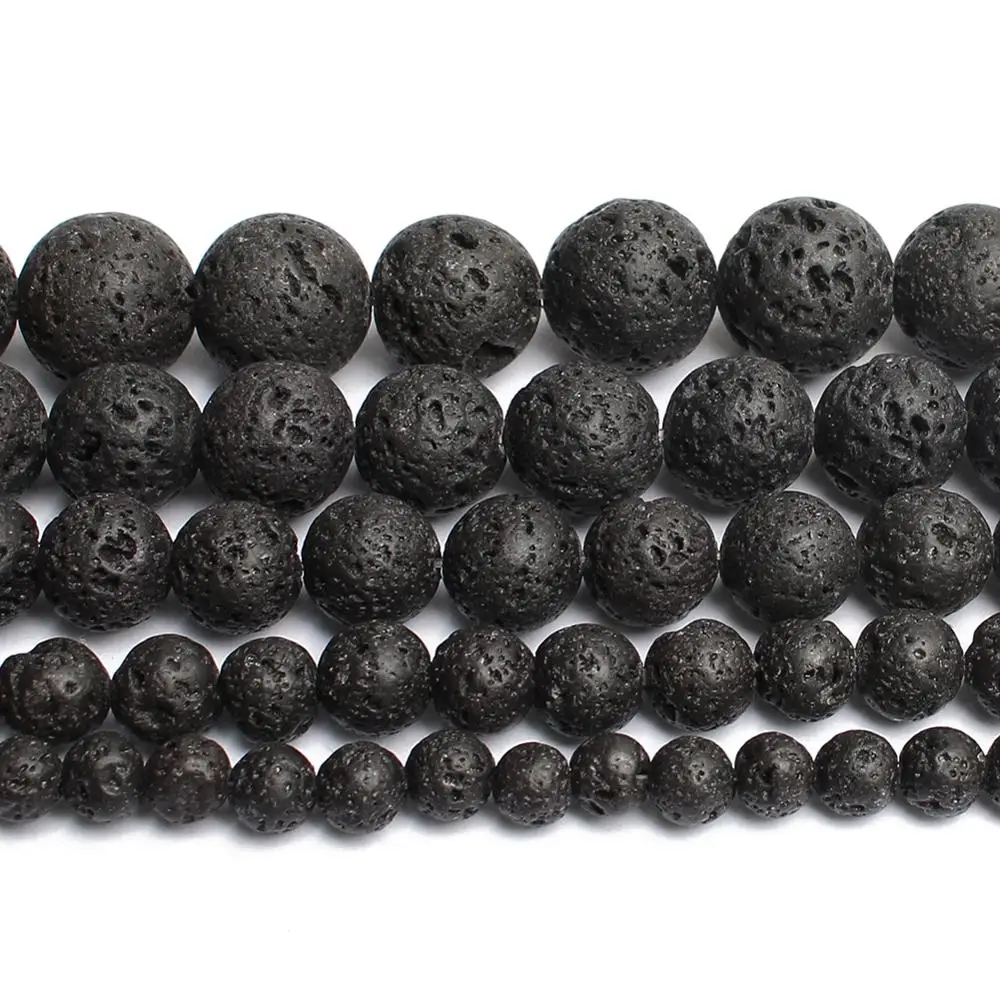 Natural Lava Stone Beads 5