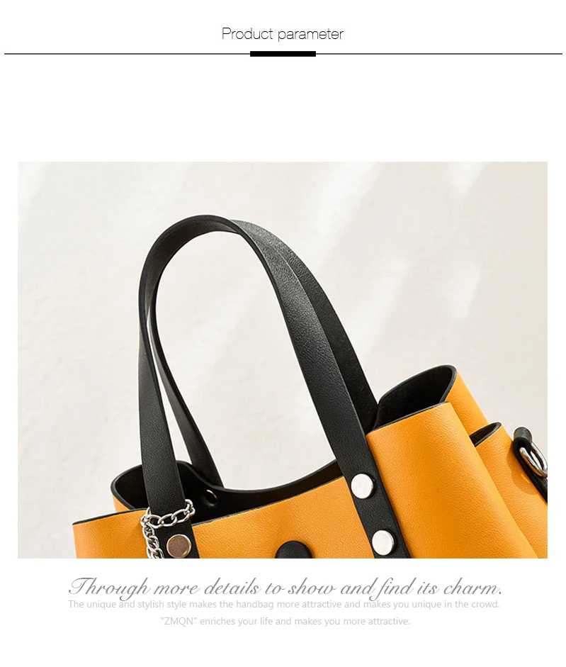 Женская повседневная сумка ZMQN, желтая кожаная сумка-кроссбоди, дамская ручная сумочка на плечо, модель A818