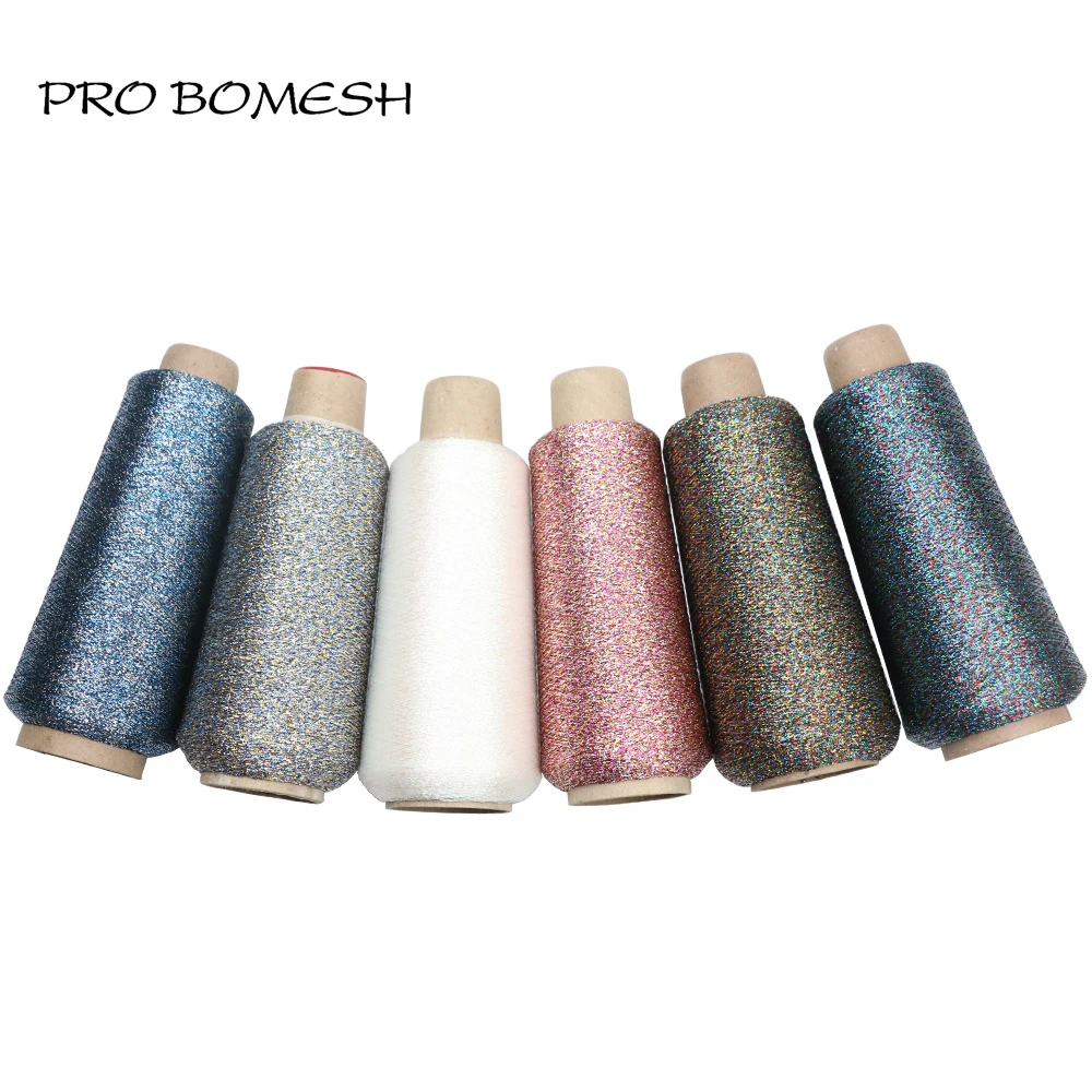 

Pro Bomesh 2000m 300D Colorful Metallic Decorative Thread Wrap Guide Refit Repair Rod Guide Component DIY Rod Building Accessory