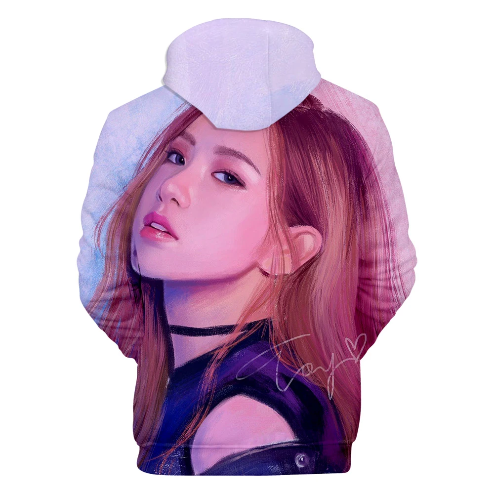 BlackPink 3D толстовки с капюшоном для женщин и мужчин, модные 3D толстовки, мужские толстовки, корейские 3D толстовки с капюшоном с принтом, черные розовые повседневные пуловеры для девочек