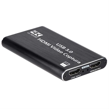 

4K HDMI Game Capture Card USB1080P Video Capture Card Portable Capture Card for Live Streaming Broadcasts Video Recording