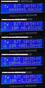 Последние 10 МГц Синусоидальная волна Sinewave gps disciplминированные часы gps DO с ЖК-дисплеем