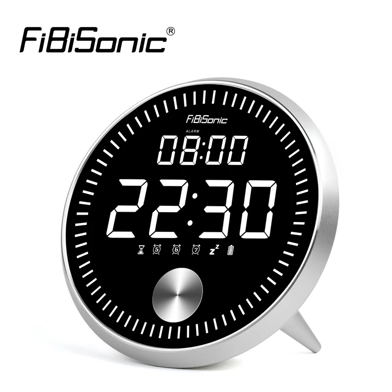 Sveglia digitale dinamica FiBiSonic con Display a LED intelligente ...