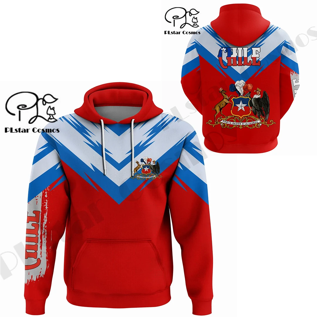 

PLstar Cosmos 3DPrint Newest Chile Flag Country Art Unique Unisex Men/Women Hrajuku Casual Streetwear Hoodies/Zip/Sweatshirt O-1