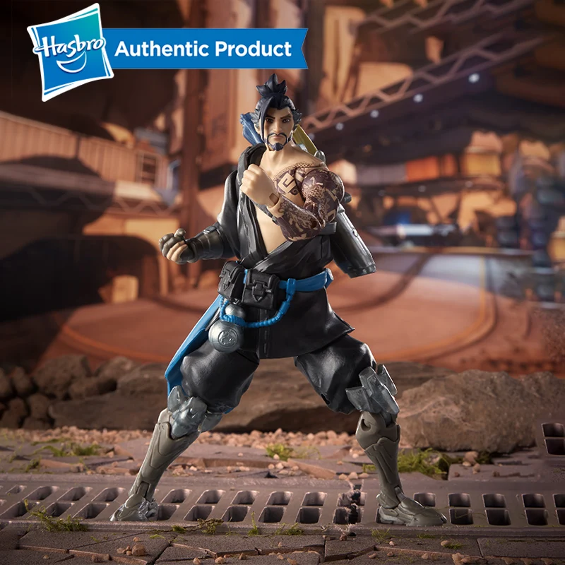 Hasbro Overwatch Ultimates Series Hanzo And Genji Dual Pack 6-Inch-Scale Collectible Action Figures With  Video Game Characters image 4