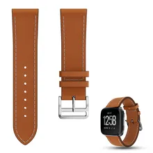 Heang натуральная кожа сменный Браслет наручный ремешок для часов Ремешок Для Fitbit Versa 2/Versa Lite фитнес Смарт часы