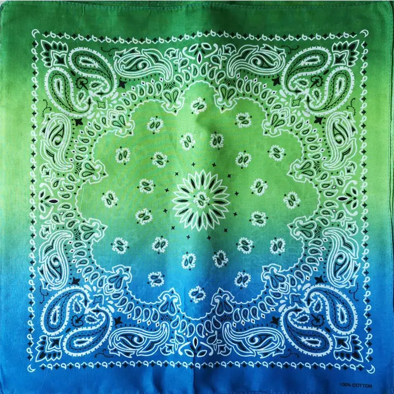 mens blanket scarf New Unisex Cotton Hip Hop Bandana Headwear Fashion Paisley Hair Band Scarf Neck Wrist Wrap Magic Square Scarves Handkerchief mens dress scarf