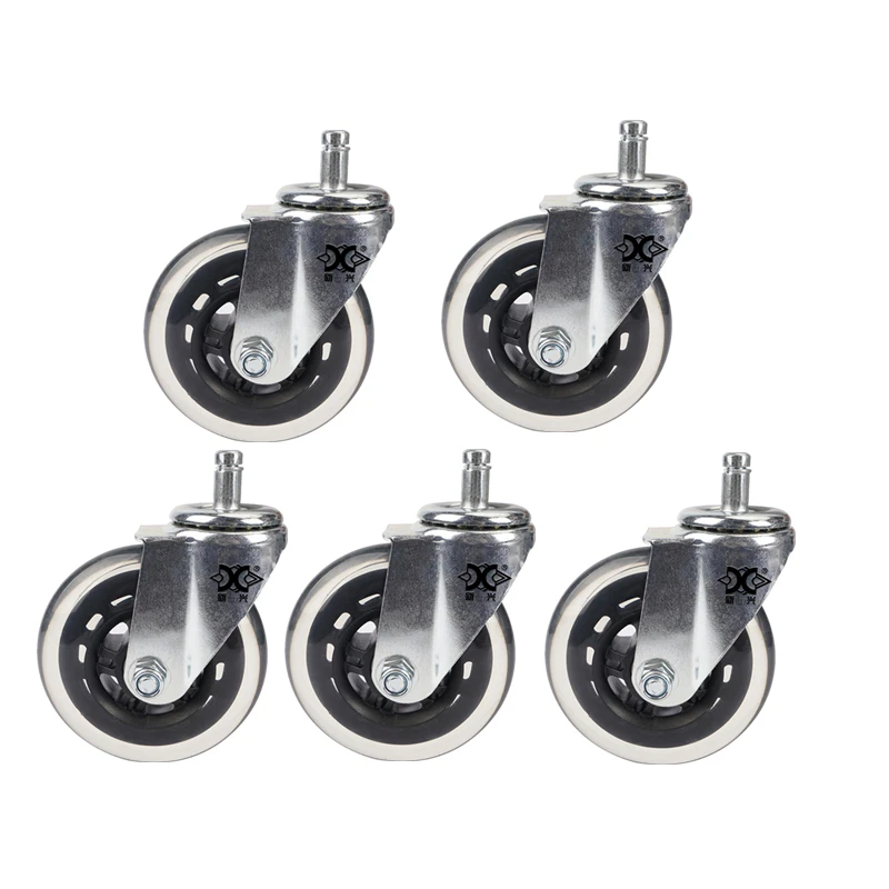 5 Pcs/Lot 4-inch Pu Iron Line Circlip Galvanized Roller Skating Wheel Entertainment Equipment Scooter Twist | Обустройство дома