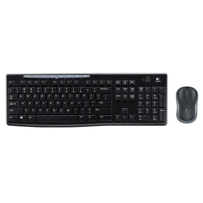 

Logitech MK270 Wireless Keyboard And Mouse Game Office Power Laptop Computer Household Business Mouse And Keyboard