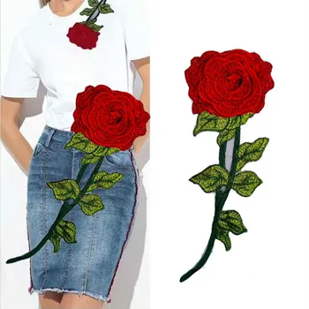

New Arrival Rose Flower Floral Collar Sew Patch Applique Badge Embroidery Dress Handmade Craft Ornament Fabric Scrapbooking