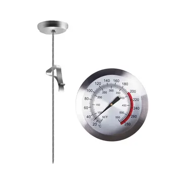 

Dial Thermometer - Instant Read , 9" Stainless Steel Frothing Thermometer Best for The Coffee Drinks and Milk Foam