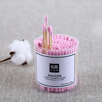 

2000PCS Swab Sticks Bamboo Cotton Swab Wood Sticks Random Color Home Desktop Organizer Storage Soft Cotton Buds Cleaning Ears