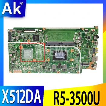 شراءAkemy X512DA اللوحة الأم لأسوس X512DA F512DA X512D F512D X512DK اللوحة الأم للكمبيوتر المحمول ث/4G-RAM Ryzen 5 3500U CPU