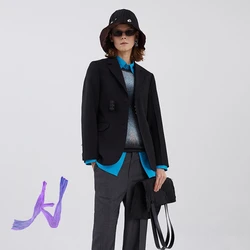 Adererror Jacket Men's Women's High Street Fashion Suit Oversize Adererror Lingerie Breasted Ladies Wool Suit