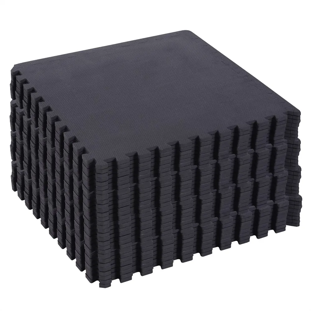  HOMCOM Carpet Puzzle Game Kids Bedroom 32 PCs Soft Environmentally Friendly Non-Toxic children EVA  - 33005083381