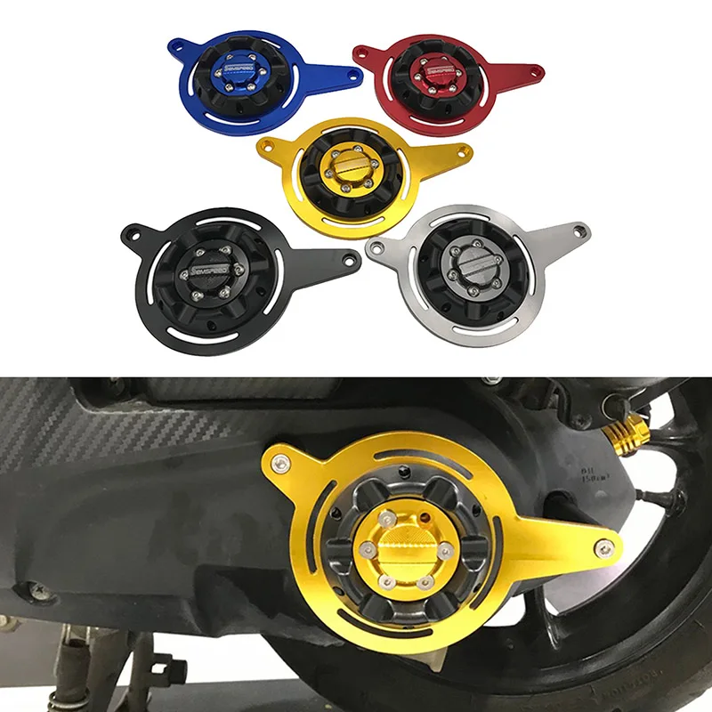 SEMSPEED задняя крышка двигателя мотоцикла защита для Yamaha NMAX 155 150 125 2015 2019|Накладки и