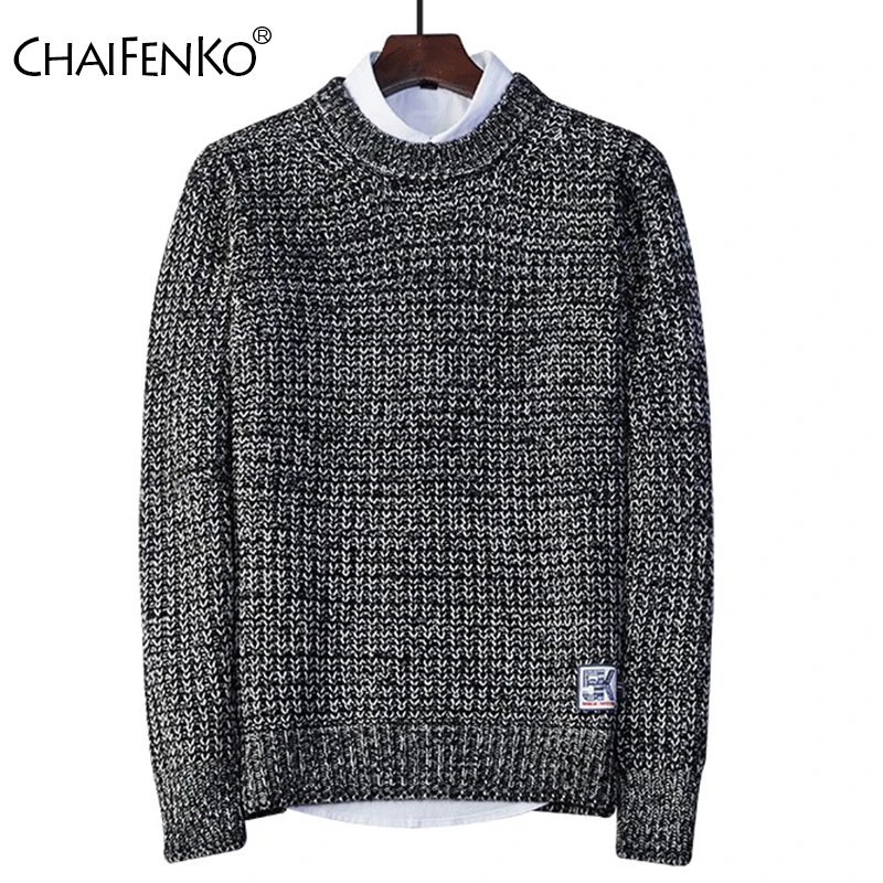 CHNIFENKO suéter de moda de los hombres de Otoño de 2020 nuevo Casual jersey de Harajuku hombres Streetwear Hip Hop o-Cuello de invierno Slim hombres suéter