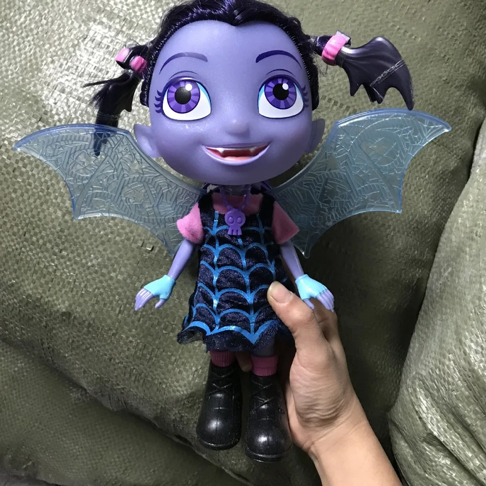 Disnney vampirina Вампир Девушка мультфильм периферийные 12 дюймов голос Кукла огни и музыка для подарка Рождество