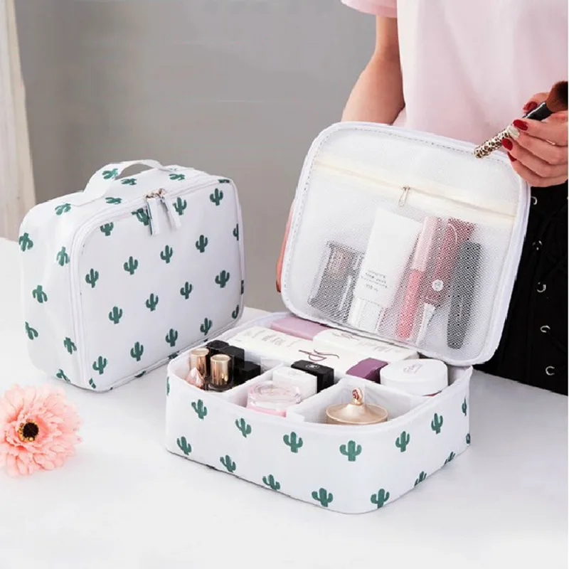 Urijk сумка для макияжа для девочек на открытом воздухе женский косметический мешок моющийся туалетный органайзер для макияжа сумка для дорожного набора многокарманная женская сумка