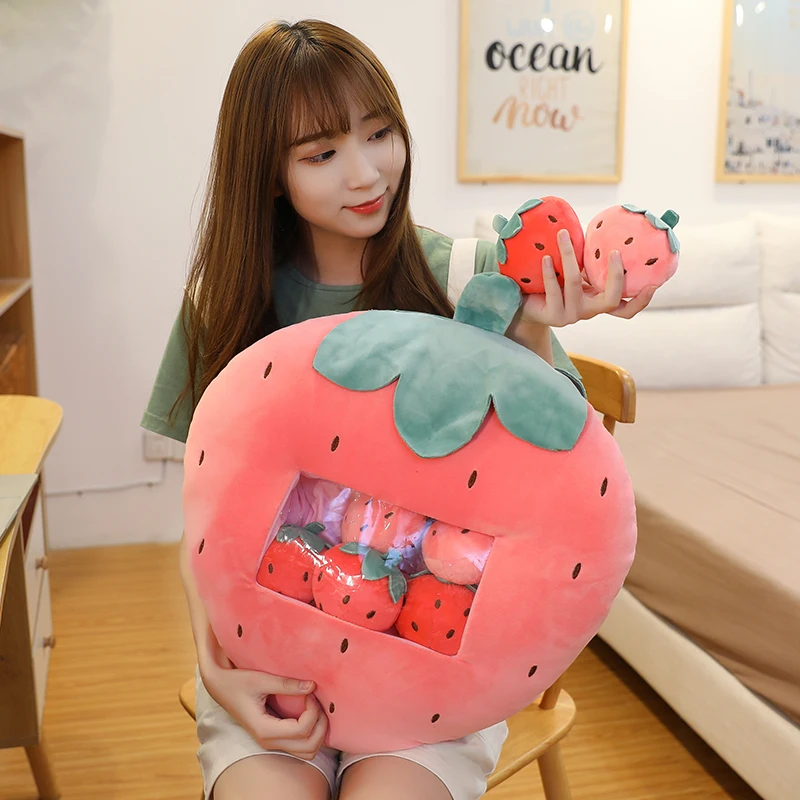 Kawaii Bag of Fruit Stuffed Plush Dolls - Limited Edition