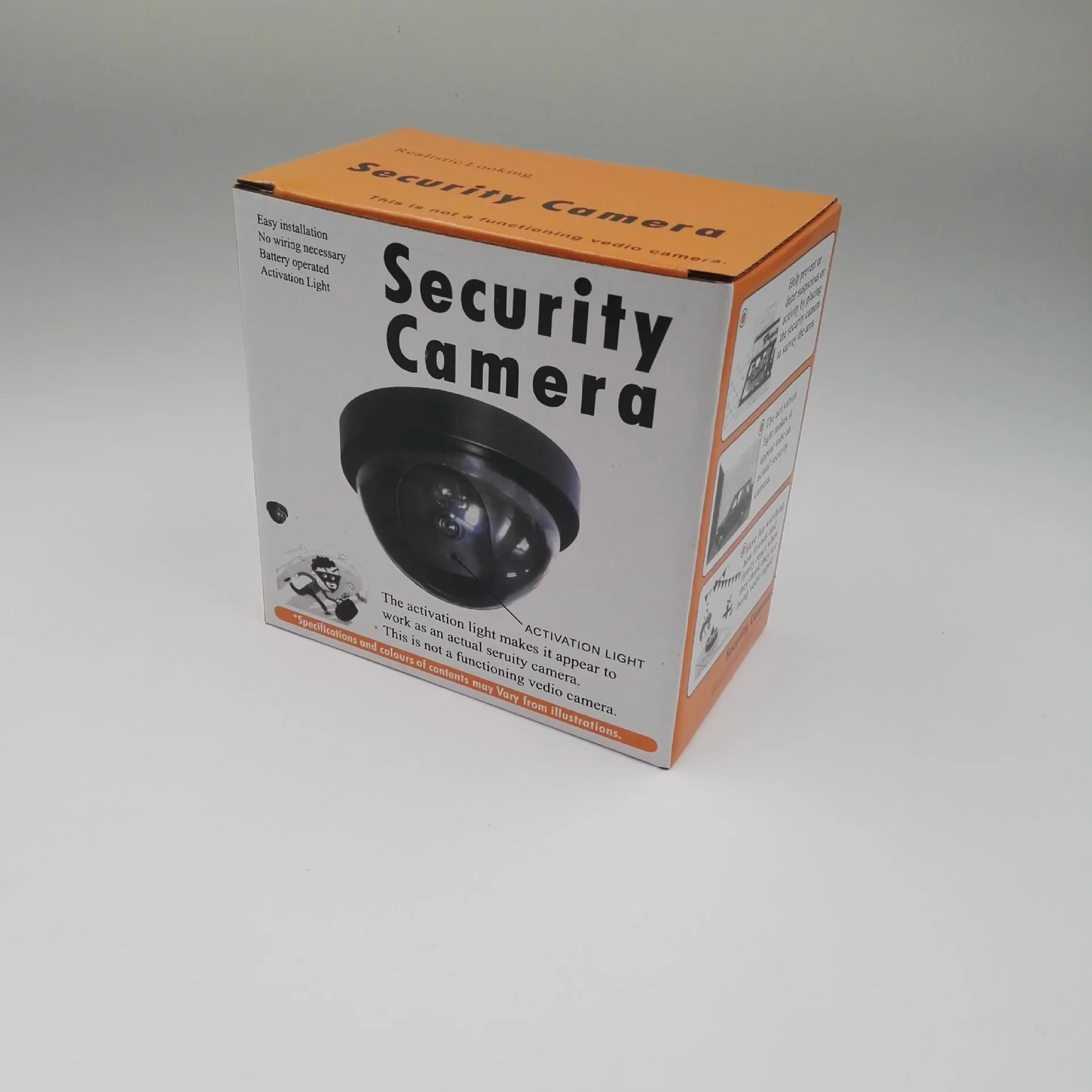 Мигающий красный светодиодный свет видеонаблюдения CCTV купольная камера