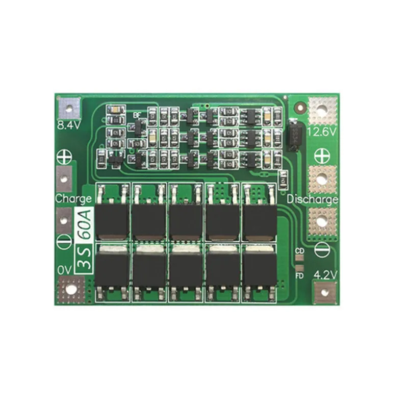 3S 60A BMS плата/li ion 12 6 V 18650 PCM плата защиты батареи для литий ионной