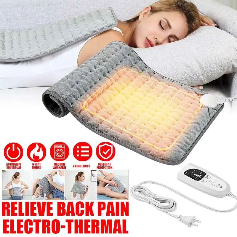 TK HP3016 Electric Blanket Heating Pad 120W Thicker Heater Body Warmer