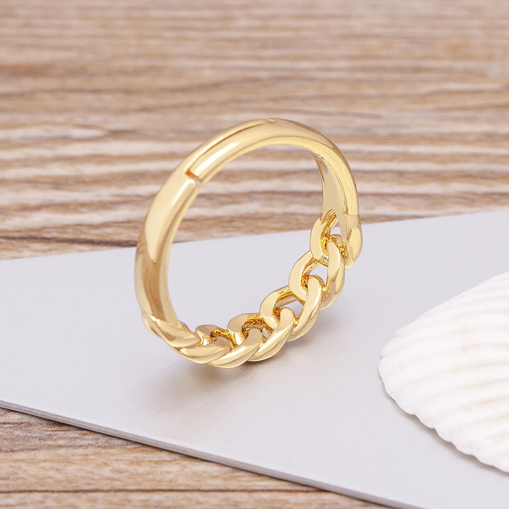 Fashionable And Popular Men Chain Design Ring Alloy For Jewelry Gift And  For A Stylish Look | SHEIN