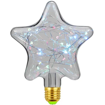 

TIANFAN Led Bulbs Copper Wire RGB Falsh led Lights 1.5W Decorative Light Bulb Twikle Star 2300K Star Edison Bulb