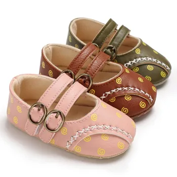 

Toddler Baby Girl Shoes Soft PU Fashion Princess Shoes Print Infant First Walkers Newborn Baby Shoes