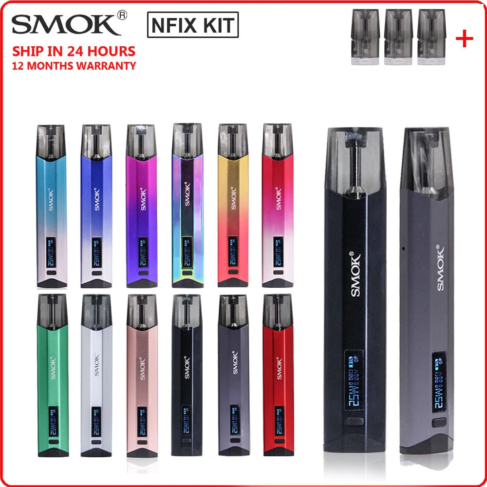Original humo Nfix Pod N Kit de reparación 25W 3ML 700mAh batería de la batería N arreglar Pod vaporizador del RPM160 Infinix 2 RPM 2